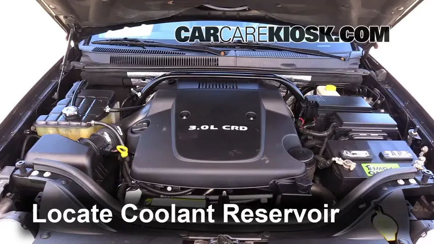 2008 Jeep Grand Cherokee Laredo 3.0L V6 Turbo Diesel Coolant (Antifreeze)